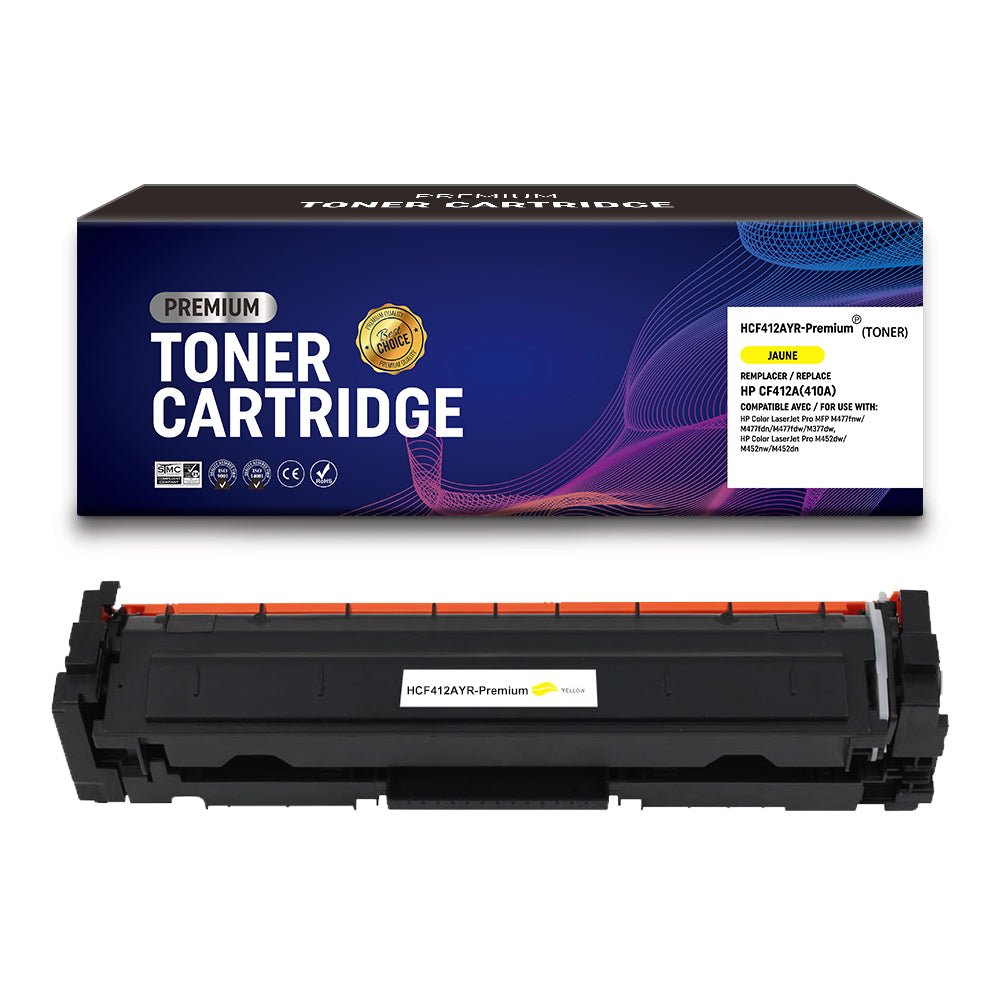 Cartouche de toner Compatible HP CF412A(410A) Jaune 2300pages - KERA FRANCE Cartouche de toner Compatible HP CF412A(410A) Jaune 2300pages - KERA FRANCE